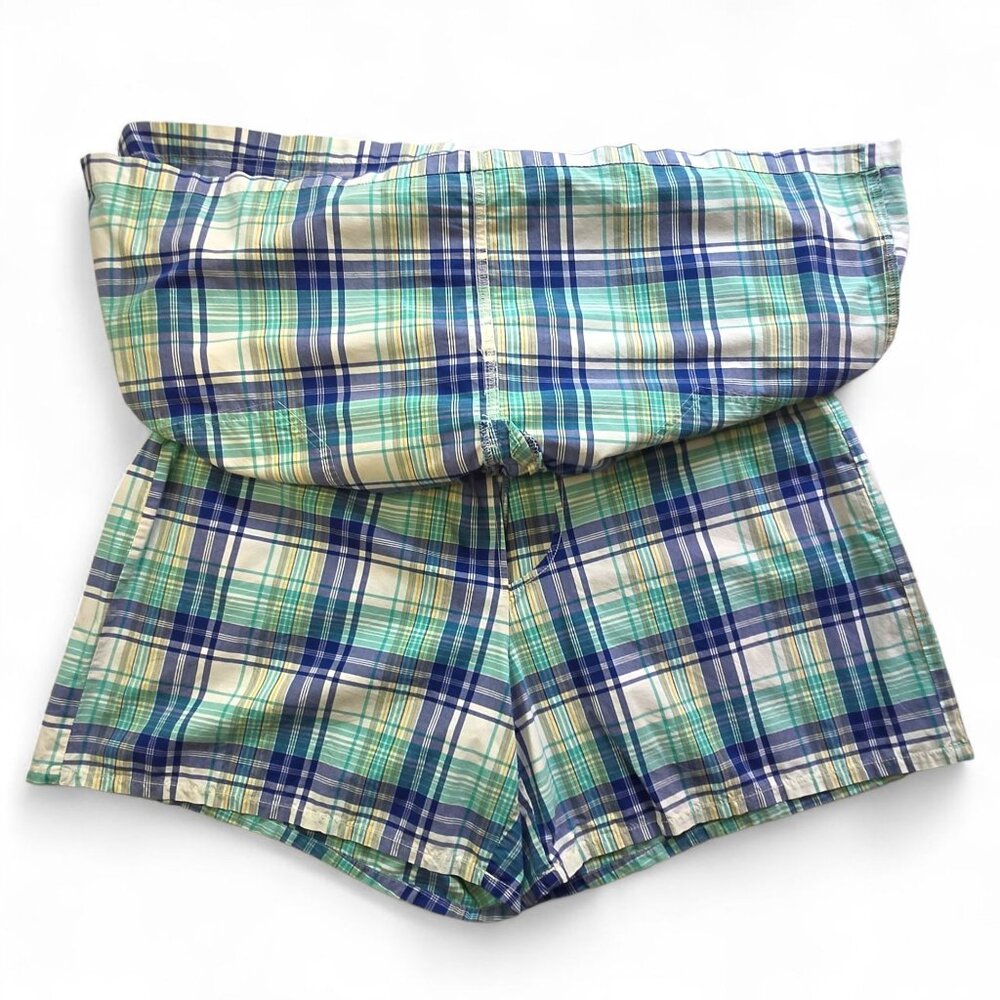 Lane Bryant Womens Plaid Skort Plus Size 22 Blue/Green - Picture 4 of 7